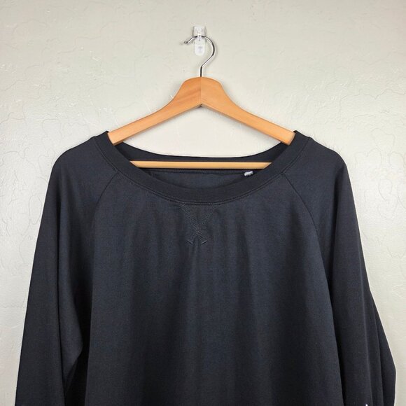 Panhandle Floral Embroidered Sleeve Sweatshirt Black Sz Women's XL Western Boho - Picture 3 of 11